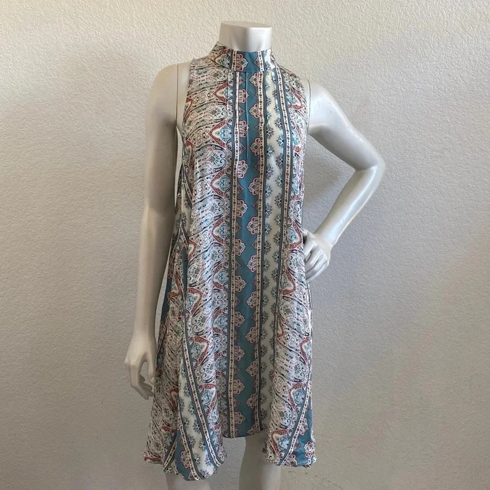 Intimately Free People Mock Neck Slip Dress Boho Large - Picture 14 of 14